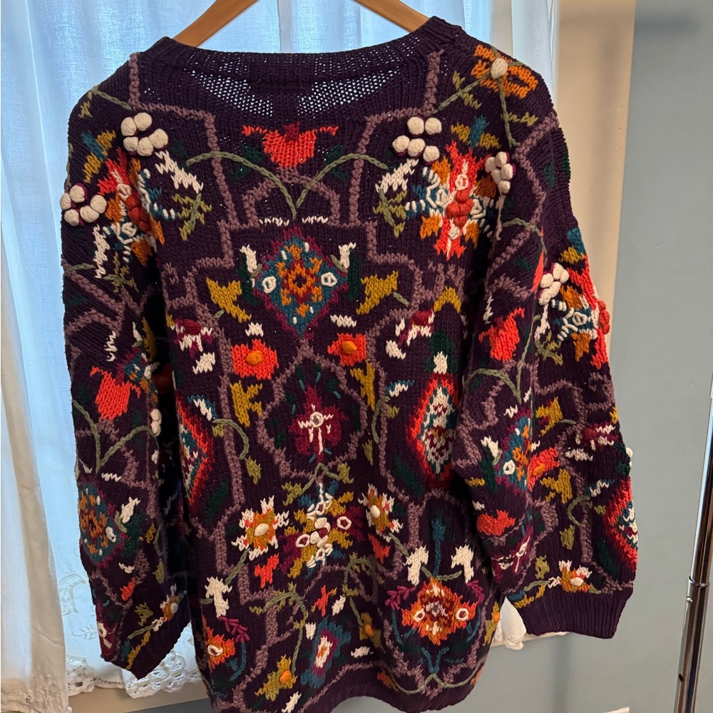 Vintage Jennifer Reed Hand-Knit Sweater